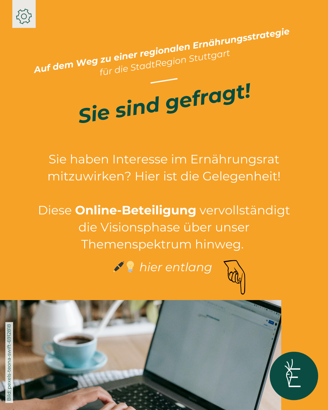 Online-Beteiligung für eine „stadtregionale“ Ernährungsstrategie Stuttgart